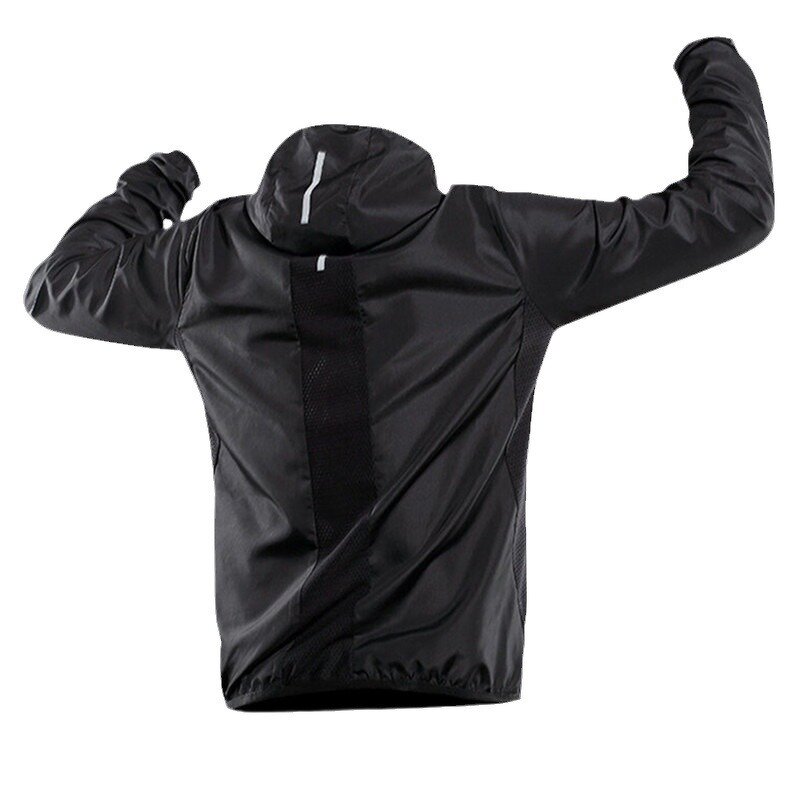 Men's Quilted Jacket Manufacturer - Casual Summer Stand Collar Hooded 100% Polyester Zipper Motorcycle Jacket