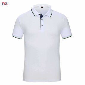 Men's Polo Shirt Manufacturer - Custom Logo Quick Dry Short Sleeve Athletic White Golf Jersey Tee