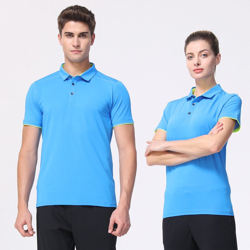 Men's Shirt Manufacturer - Custom Logo 4-Way Stretch Mercerized Cotton Quick Dry Short Sleeve Tee