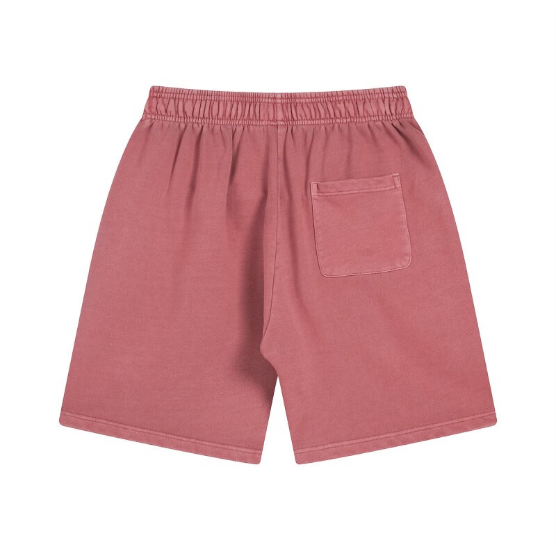 Men's Casual Shorts Manufacturer - Summer 330gsm Waffle Cotton Breathable Elastic Loose Drawstring Shorts