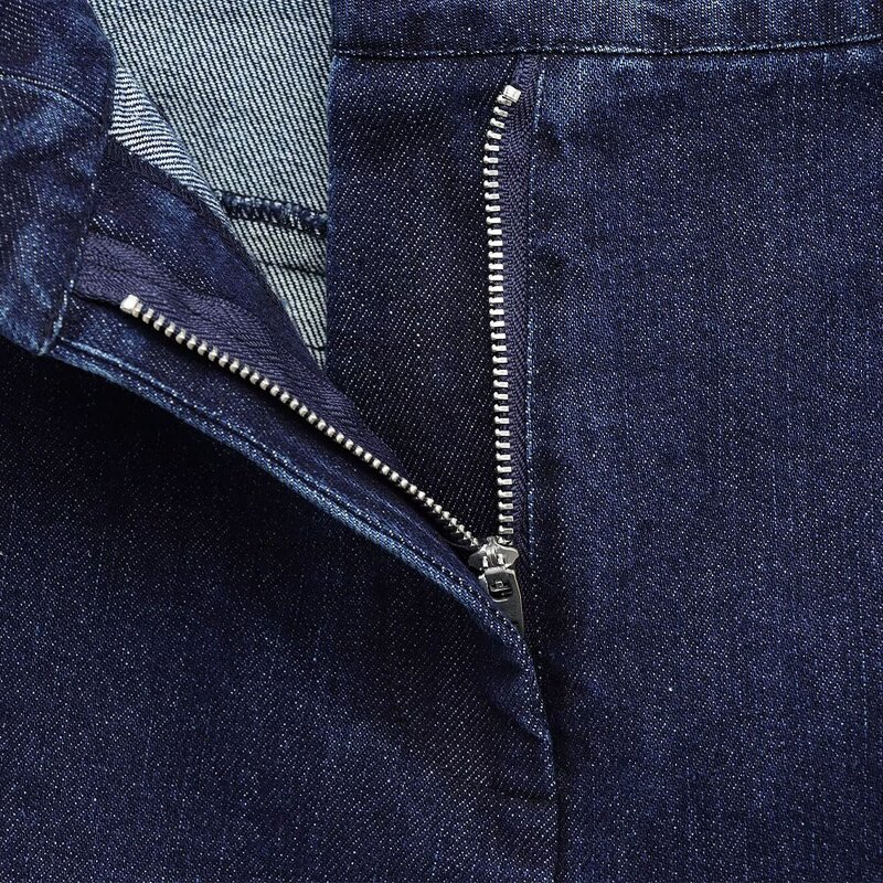 Women's Ankle Jeans Manufacturer - Summer Casual Straight Breathable Washed High Waist Denim Pants