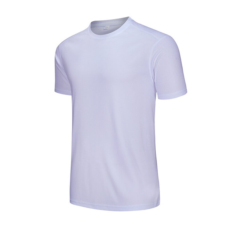 Men's Gym T-Shirt Manufacturer - Custom Logo Spandex Combed Ring-Spun Cotton Performance Sports Tee