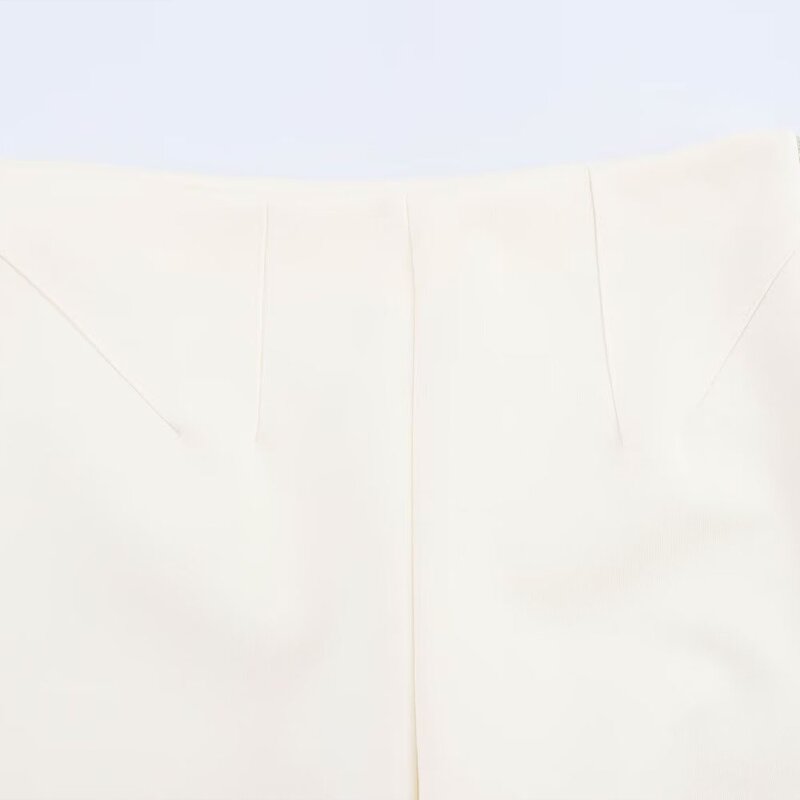 Women's Trousers Manufacturer - Spring New Chic Double-faced Cloth Pants Vintage High Waist Female Casual Pants