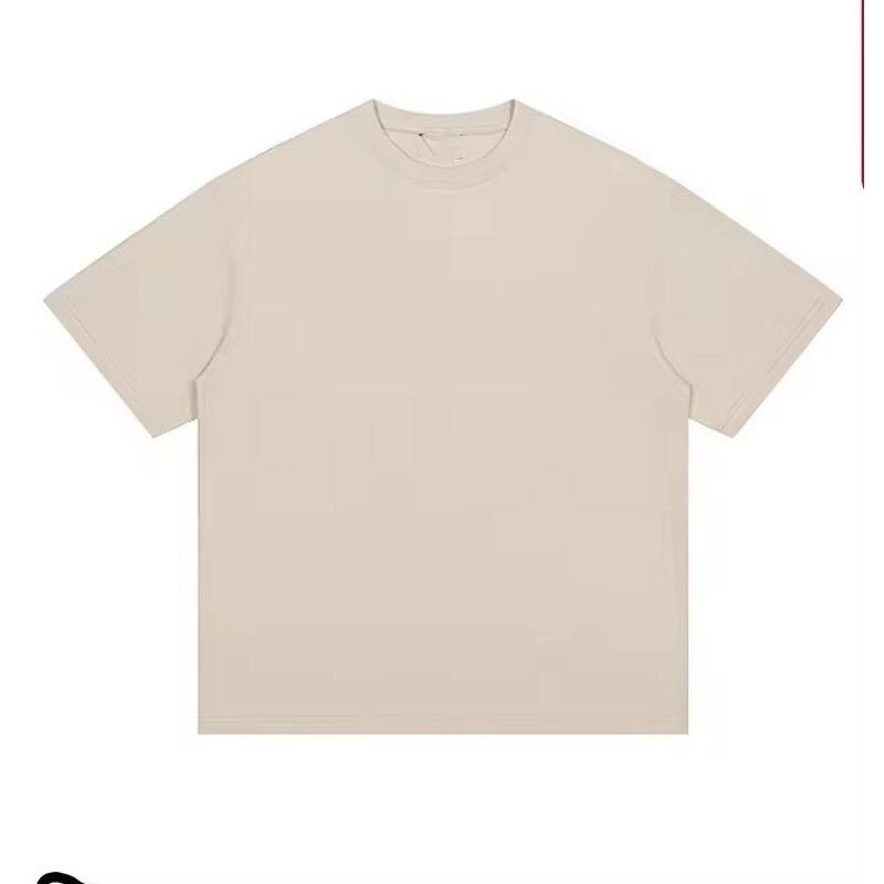 Men's T-Shirt Manufacturer - 320g Heavyweight Basic Blank Oversized Solid Color Cotton Tee