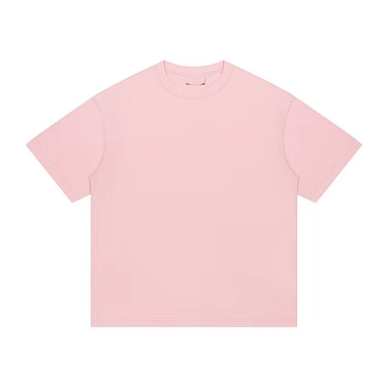Men's T-Shirt Manufacturer - 320g Heavyweight Basic Blank Oversized Solid Color Cotton Tee