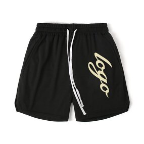Men's Running Shorts Manufacturer - Custom Wholesale Polyester Silicone Logo Mesh Basketball Gym Shorts