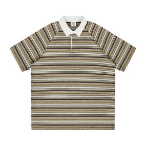 Men's Striped T-Shirt Manufacturer - OEM 280gsm 100% Cotton Classic Stripe Neck Eco-Friendly Breathable Tee