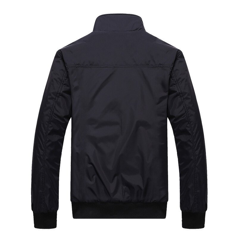 Men's Bomber Jacket Manufacturer - Custom Logo Casual Outdoor Sportswear Stand Collar Business Jacket