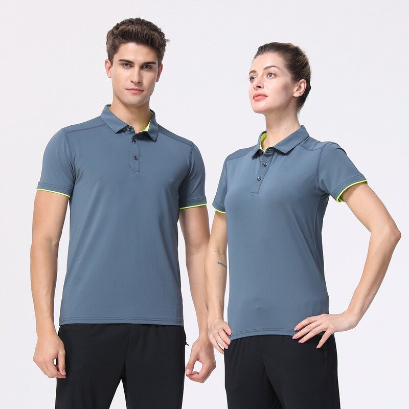 Men's Shirt Manufacturer - Custom Logo 4-Way Stretch Mercerized Cotton Quick Dry Short Sleeve Tee