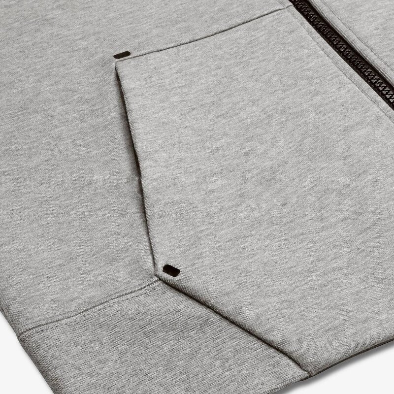 Men's Tech Fleece Hoodie Manufacturer - Plain Zip up Lightweight Sports Knitted Fitness Pullover