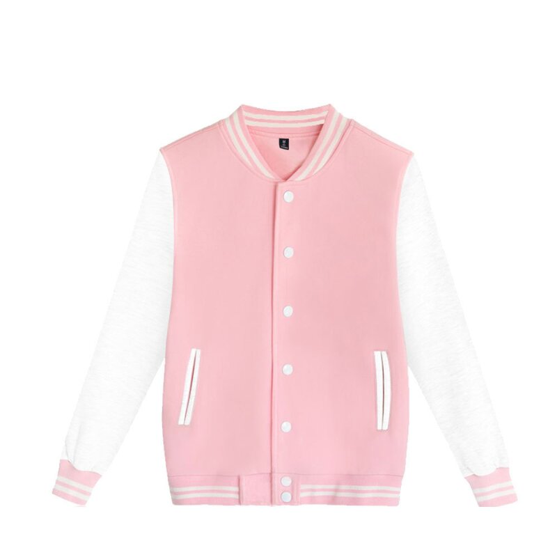 Men's Baseball Shirt Manufacturer - Custom European Size Solid Light Plate Color Work Clothes Spring Jacket