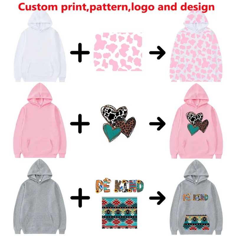 Unisex Pullover Hoodie Manufacturer - Wholesale 420gsm Polyester/Cotton Autumn Knitted Print Breathable Regular Fit Top