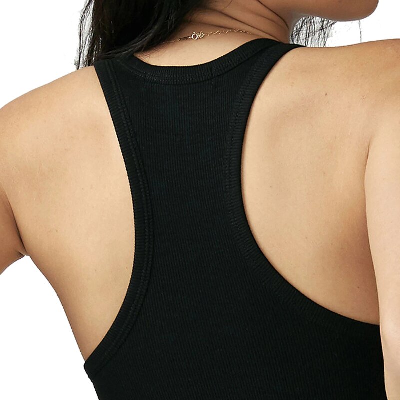 Women's Fitness Tank Top Manufacturer - Custom Logo Ribbed Sexy Embroidery Gym Vest