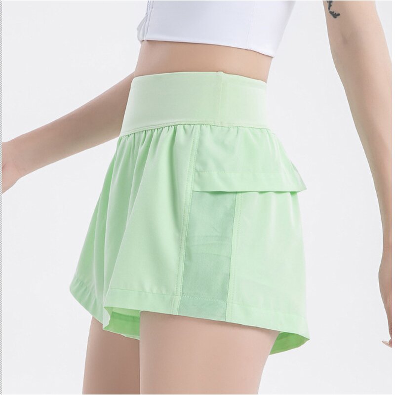 Women's Biker Shorts Manufacturer - OEM Spandex 2 in 1 Gym Yoga Casual Workout Flowy Athletic Shorts