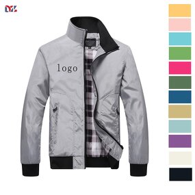 Men's Bomber Jacket Manufacturer - Custom Logo Casual Outdoor Sportswear Stand Collar Business Jacket