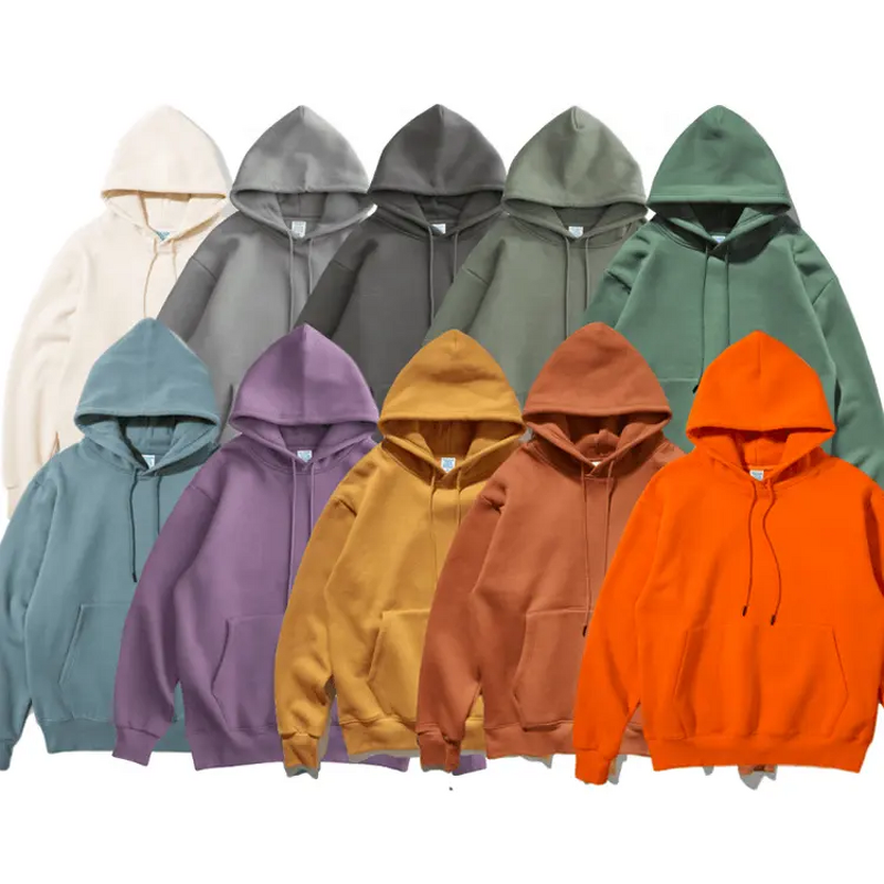 Unisex Pullover Hoodie Manufacturer - Wholesale 420gsm Polyester/Cotton Autumn Knitted Print Breathable Regular Fit Top