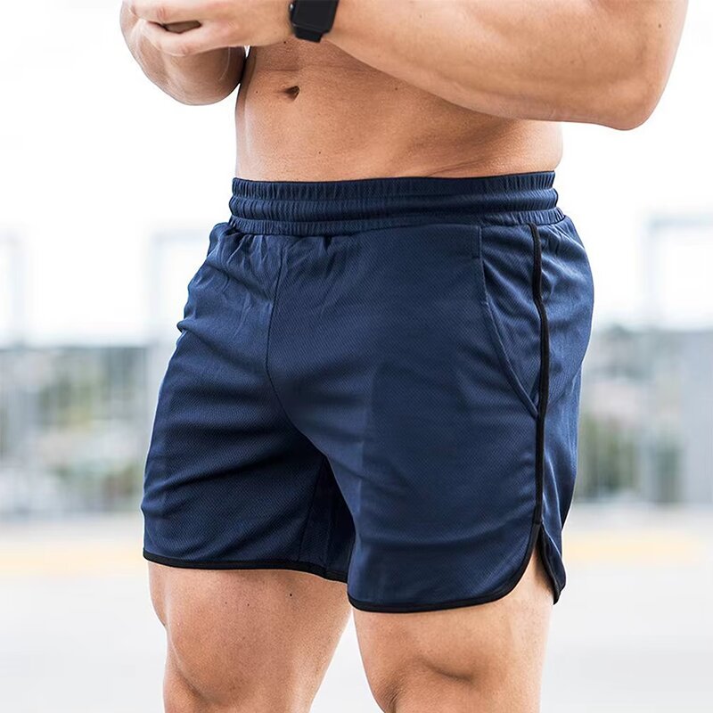 Men's Sports Shorts Manufacturer - Custom Logo Running Bodybuilding Muscle Training Gym Exercise Shorts