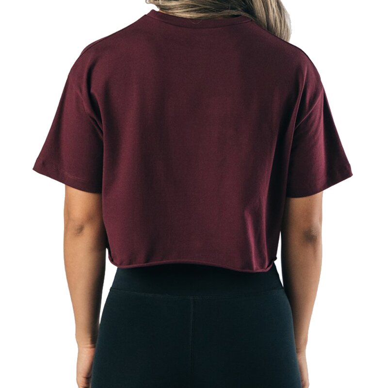 Women's Crop Top Manufacturer - Oem Custom Logo Quick Dry Loose Breathable Gym Yoga Sport Sexy Tee