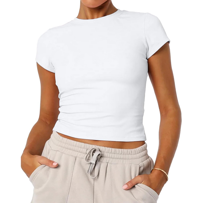 Women's Baby Tee Manufacturer - Custom Graphic Basic Summer Crewneck Short Sleeve Blank Top