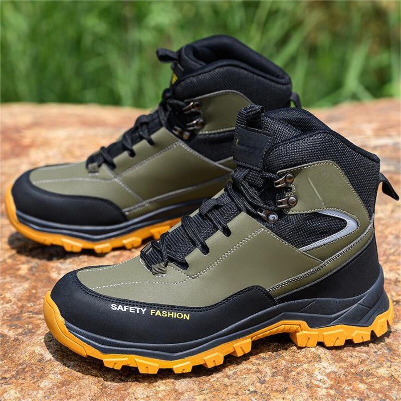 Work Boots Manufacturer - High Quality Australian Miner Construction Steel Toe Woodland Climbing Boots
