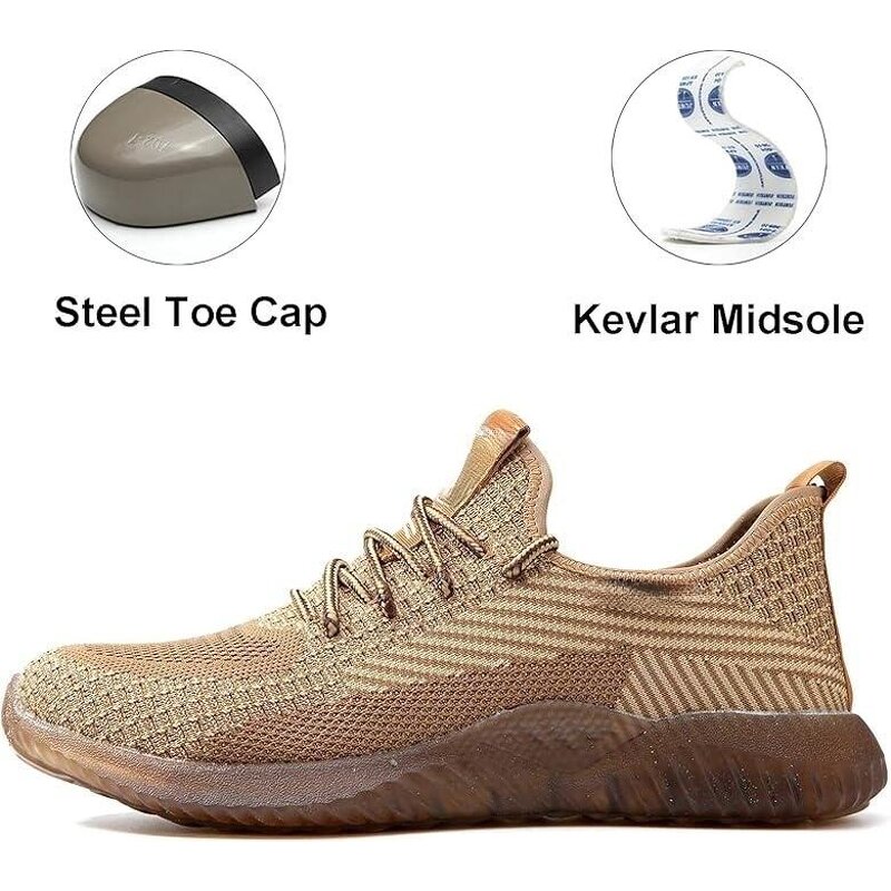 Composite Safety Shoes Manufacturer - Breathable Men Hiking Steel Toe Casual Protection Stock Shoes