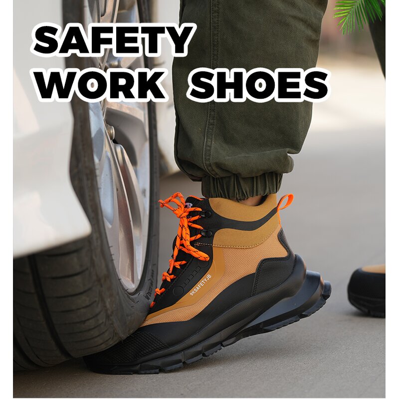 Work Safety Boots Manufacturer - Durable Custom Anti Puncture Anti Slip Steel Toe for Heavy Industry