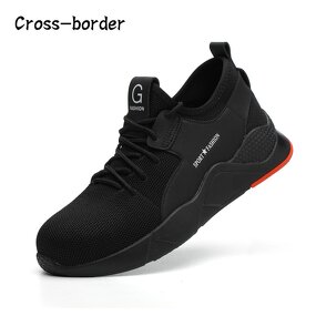 Summer Safety Shoes Manufacturer - Breathable Anti-smashing Anti-piercing Steel Toe Wear-resistant Shoes