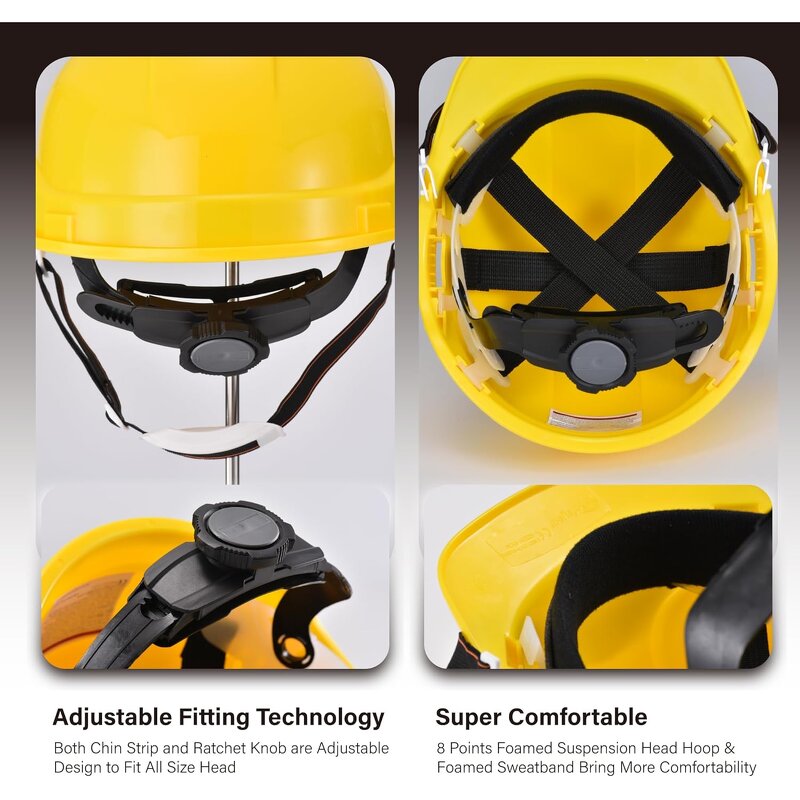 Unisex Safety Helmet Manufacturer - ABS Hard Hat Industrial Construction PPE Head Protection Helmet