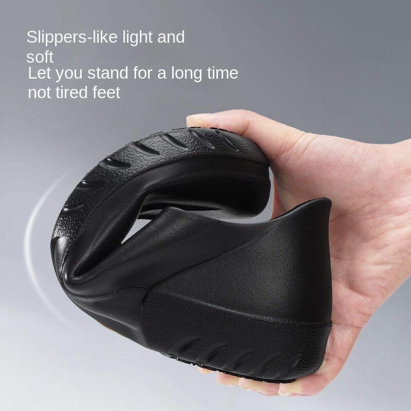 Chef Work Shoes Manufacturer - Comfortable One-Pedal SRC Non-Slip Hotel EVA Outsole Waterproof Oil-Proof