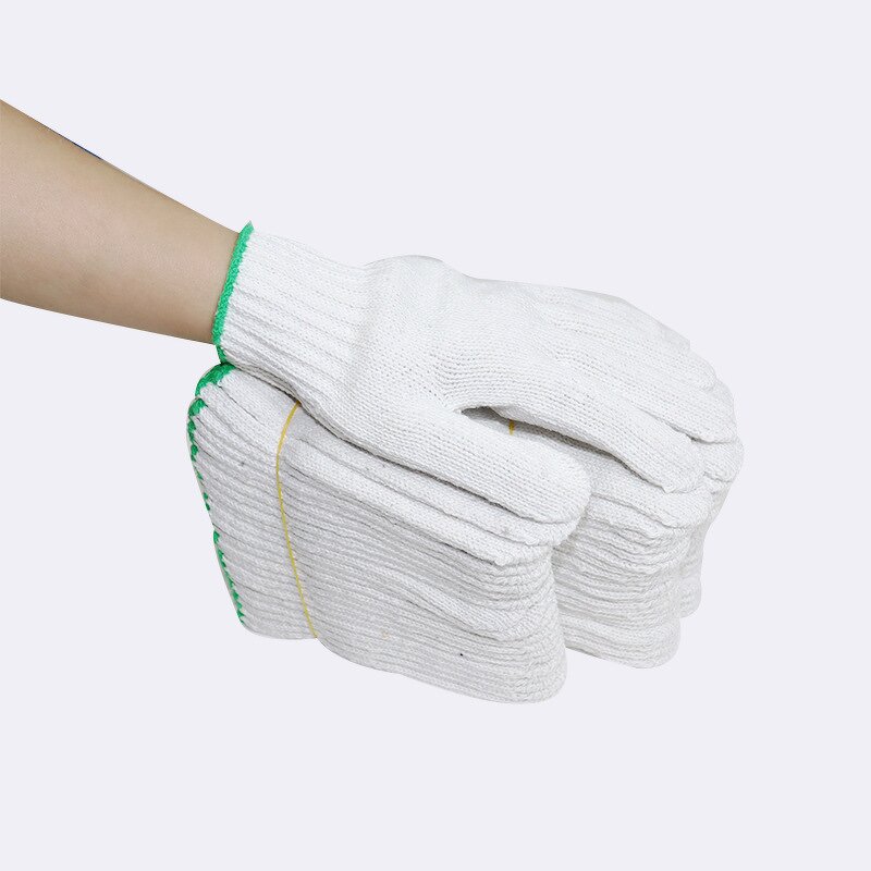Cotton Knitted Gloves Manufacturer - Safety Multiple Using Household Working Gloves