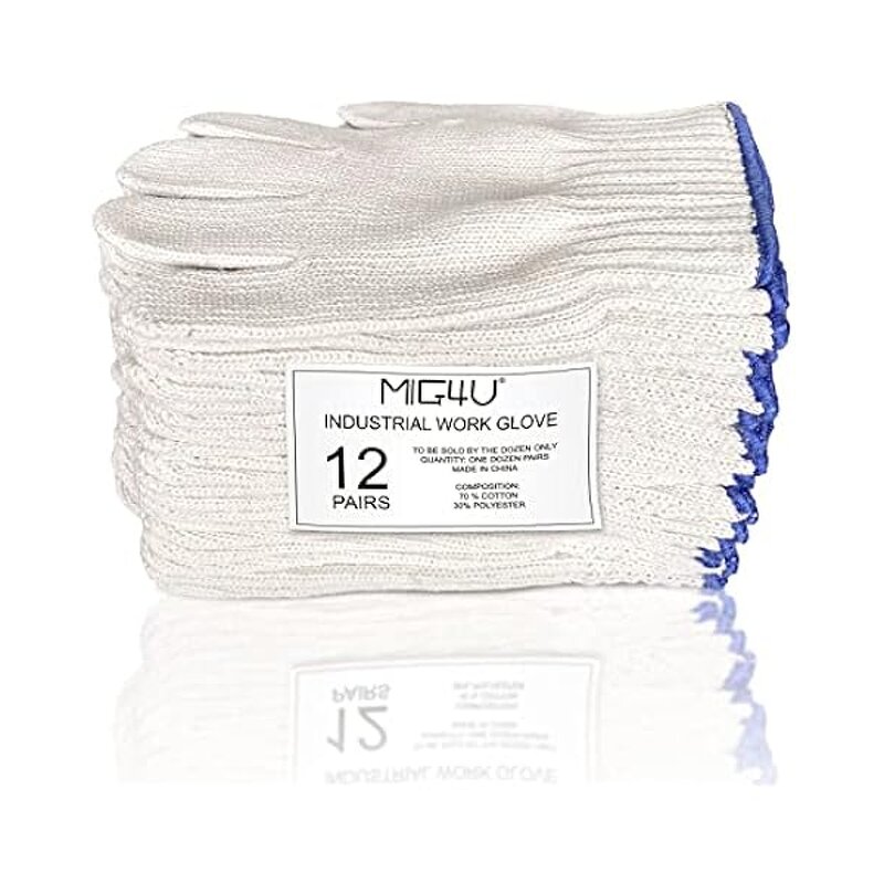 Nylon Work Gloves Manufacturer - Red+White Wear-Resistant Labor Hand Protection Safety Gloves