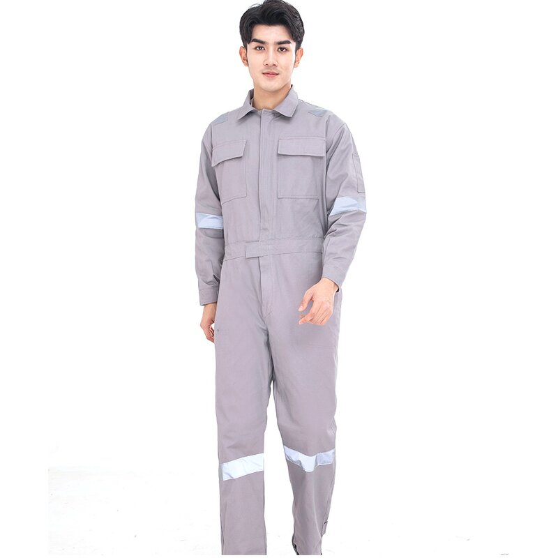 Safety Coverall Manufacturer - 190GSM 100% Cotton High Visibility Reflective Overalls