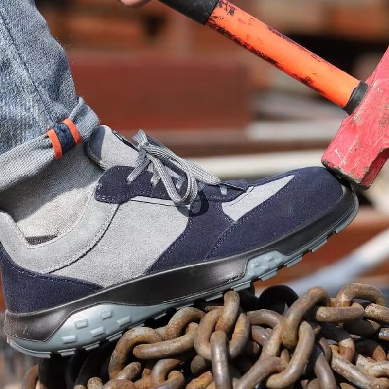 Industrial Safety Shoes Manufacturer - Durable Anti Puncture Breathable Light Weight Rubber Work Shoes