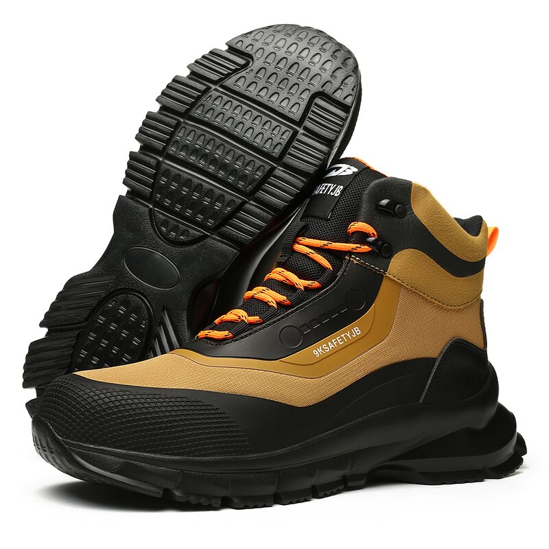 Work Safety Boots Manufacturer - Durable Custom Anti Puncture Anti Slip Steel Toe for Heavy Industry