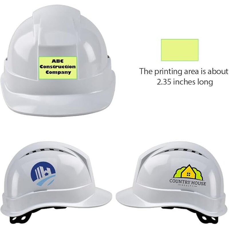 Construction Safety Helmet Manufacturer - Custom Full Brim Vented Suspension Hard Hat