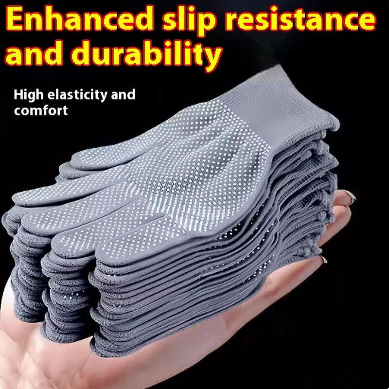 Nylon Safety Gloves Manufacturer - Thin Non-Slip for Driving Gardening Dispensing Men Women