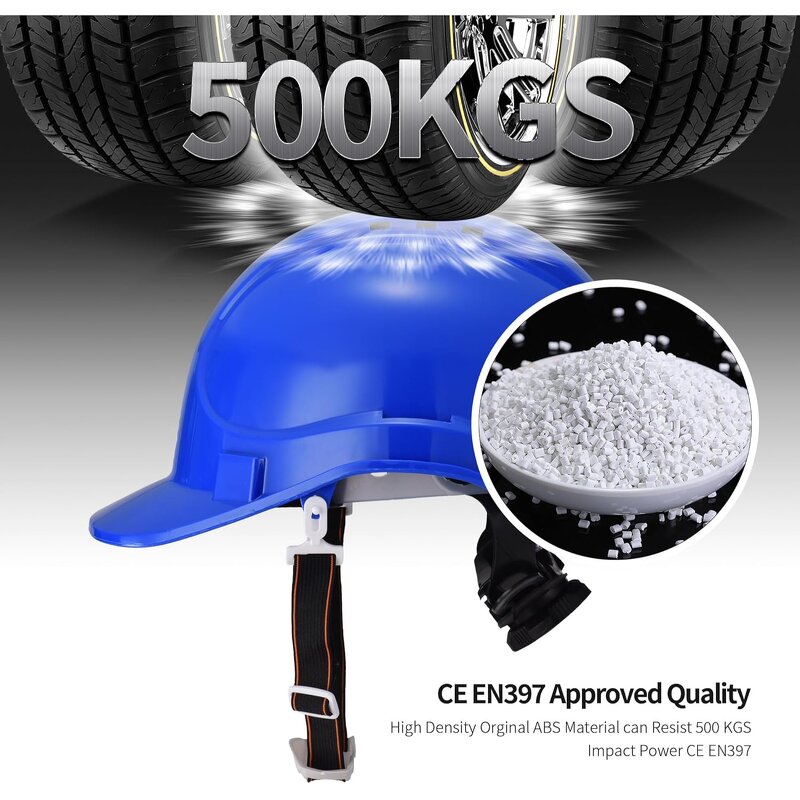 Unisex Safety Helmet Manufacturer - ABS Hard Hat Industrial Construction PPE Head Protection Helmet