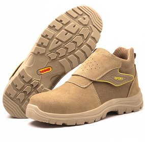Steel Toe Safety Shoes Manufacturer - Light Weight Leather Work Shoes for Men Workers Boots