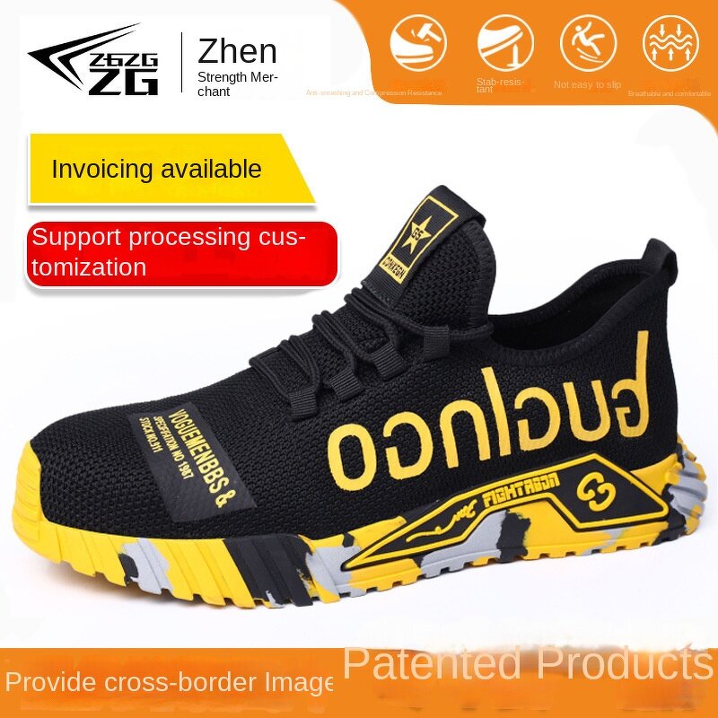 Safety Work Shoes Manufacturer - Summer Smash-Resistant Puncture-Protection Steel Toe for Men Women