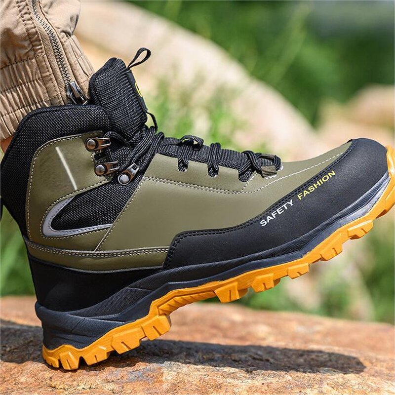 Work Boots Manufacturer - High Quality Australian Miner Construction Steel Toe Woodland Climbing Boots