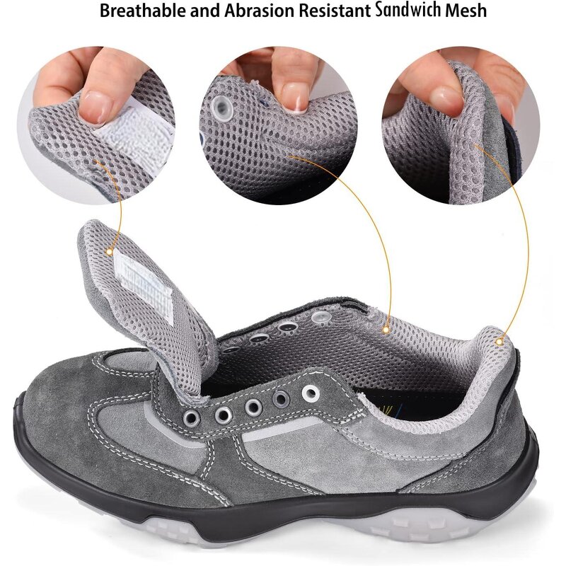 Industrial Safety Shoes Manufacturer - Durable Anti Puncture Breathable Light Weight Rubber Work Shoes