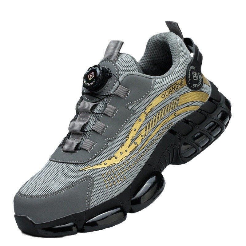 Industrial Safety Shoes Manufacturer - New Custom Anti-smash Anti-puncture Lightweight S3 Steel Toe Shoes