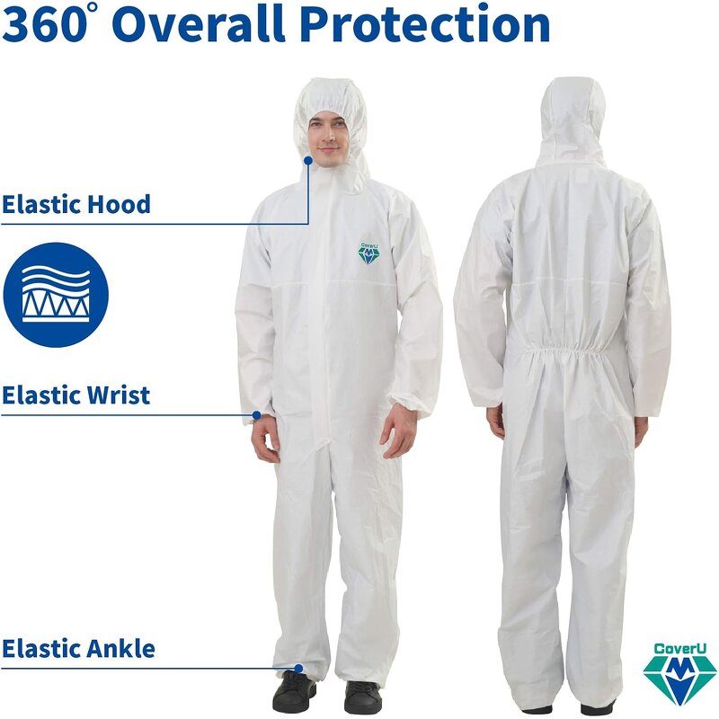 Tyvek Coverall Manufacturer - 2024 Hottest Models Waterproof Disposable Wholesale Workwear