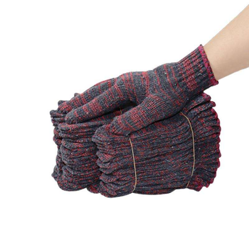 Cotton Nylon Work Gloves Manufacturer - Comfortable Breathable Thick Wear-Resistant Site Safety Gloves