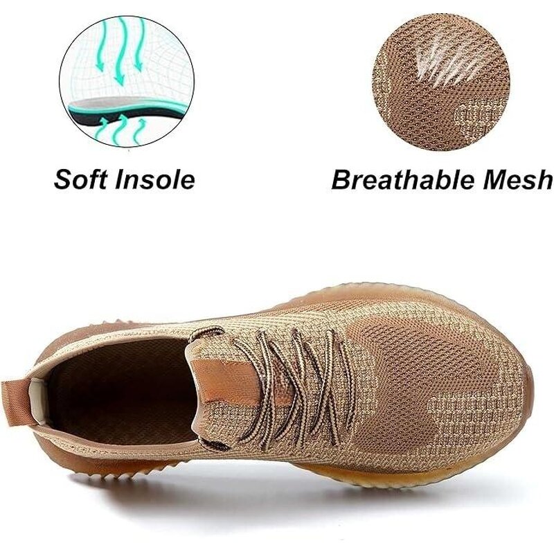 Composite Safety Shoes Manufacturer - Breathable Men Hiking Steel Toe Casual Protection Stock Shoes