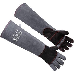 Anti-bite Gloves Manufacturer - Breathable Cowhide Split Leather for Parrot Eagle Snake Lizard