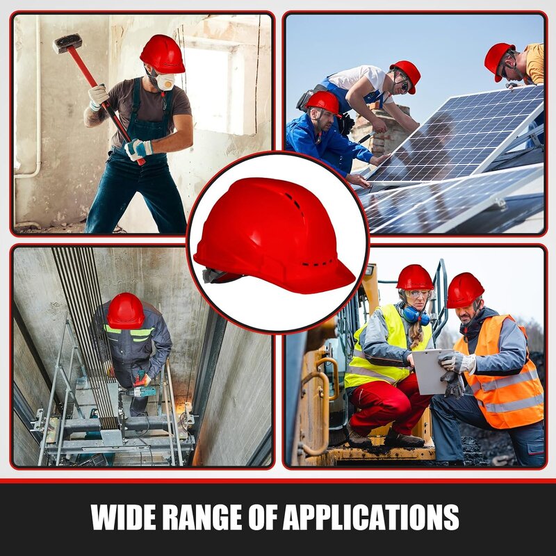 Construction Hard Hat Manufacturer - Ventilated Full Brim Type 2 Class G Engineering Mining ABS Helmet