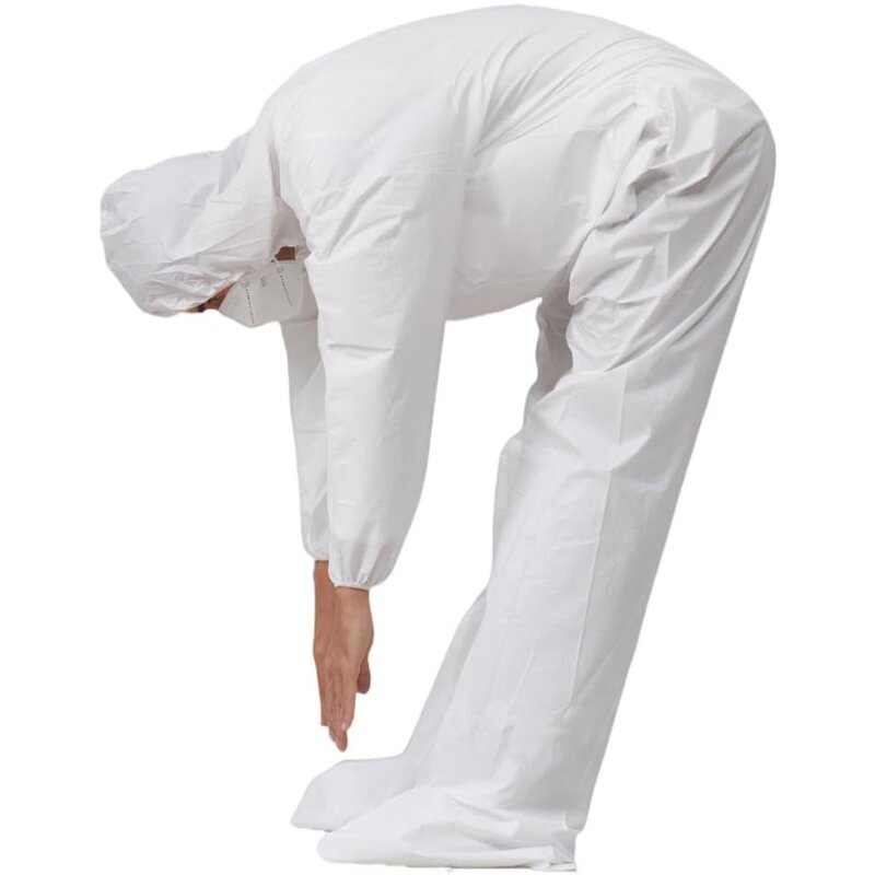 Disposable Coverall Manufacturer - OEM PPE Cat 3 Type 5&6 Light Chemical Liquid Spray Hazmats Suit