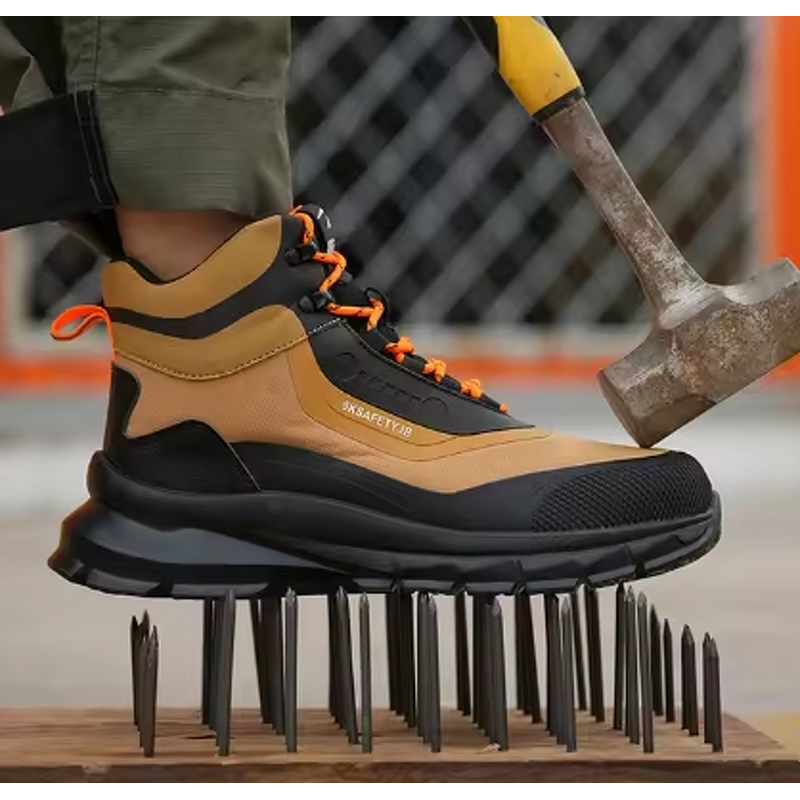 Work Safety Boots Manufacturer - Durable Custom Anti Puncture Anti Slip Steel Toe for Heavy Industry