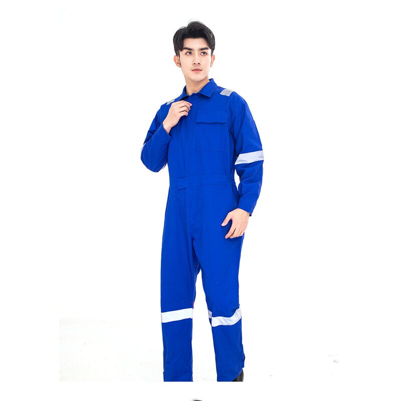 Safety Coverall Manufacturer - 190GSM 100% Cotton High Visibility Reflective Overalls
